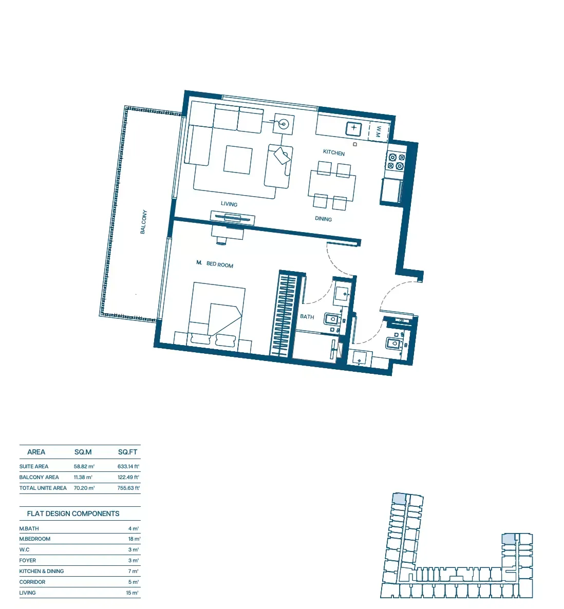 Floor plan for Type 12