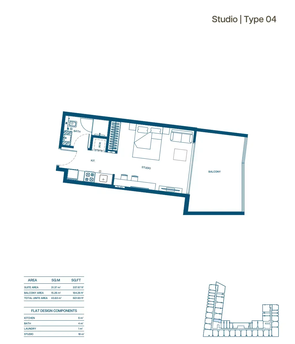 Floor plan for Type 04
