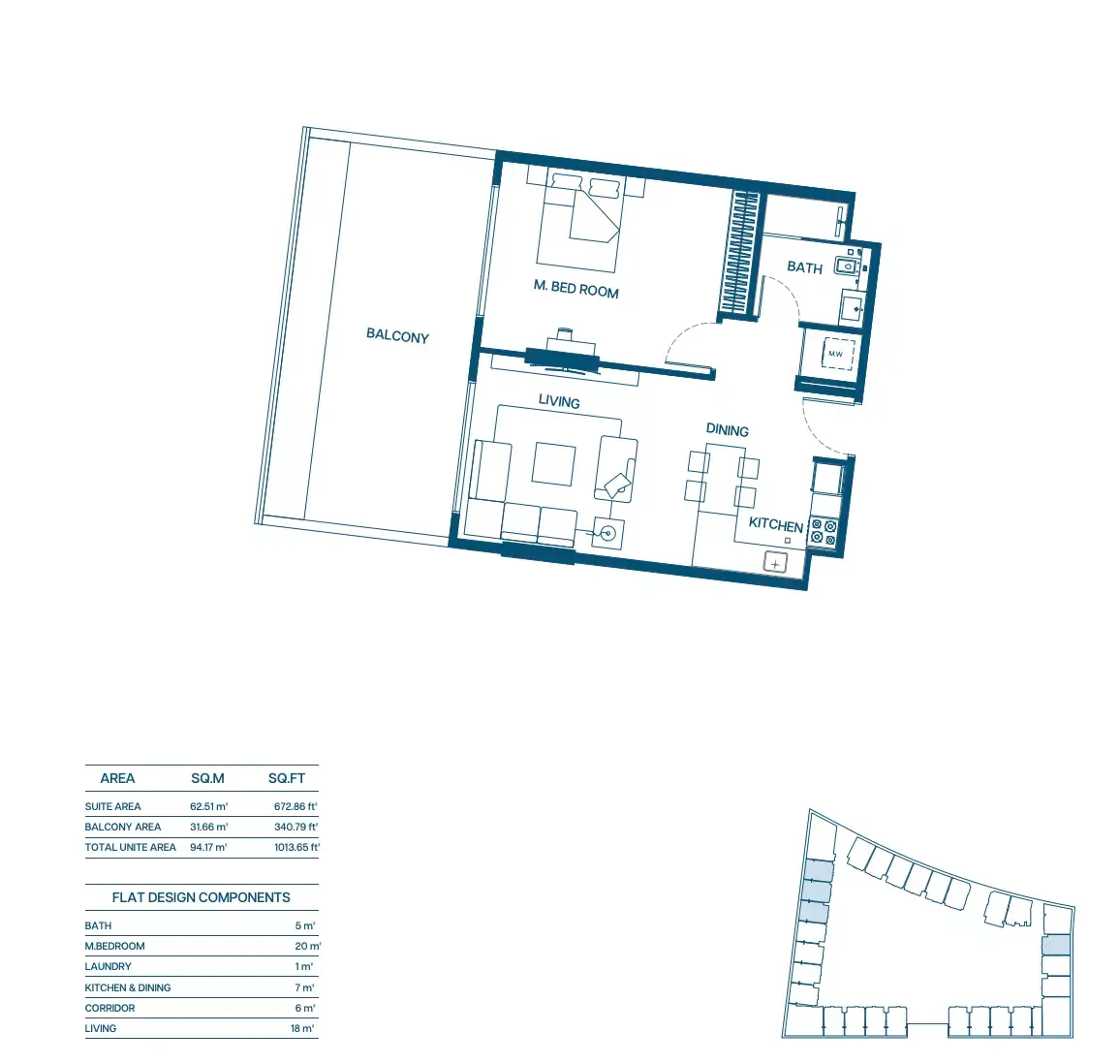 Floor plan for Type 07