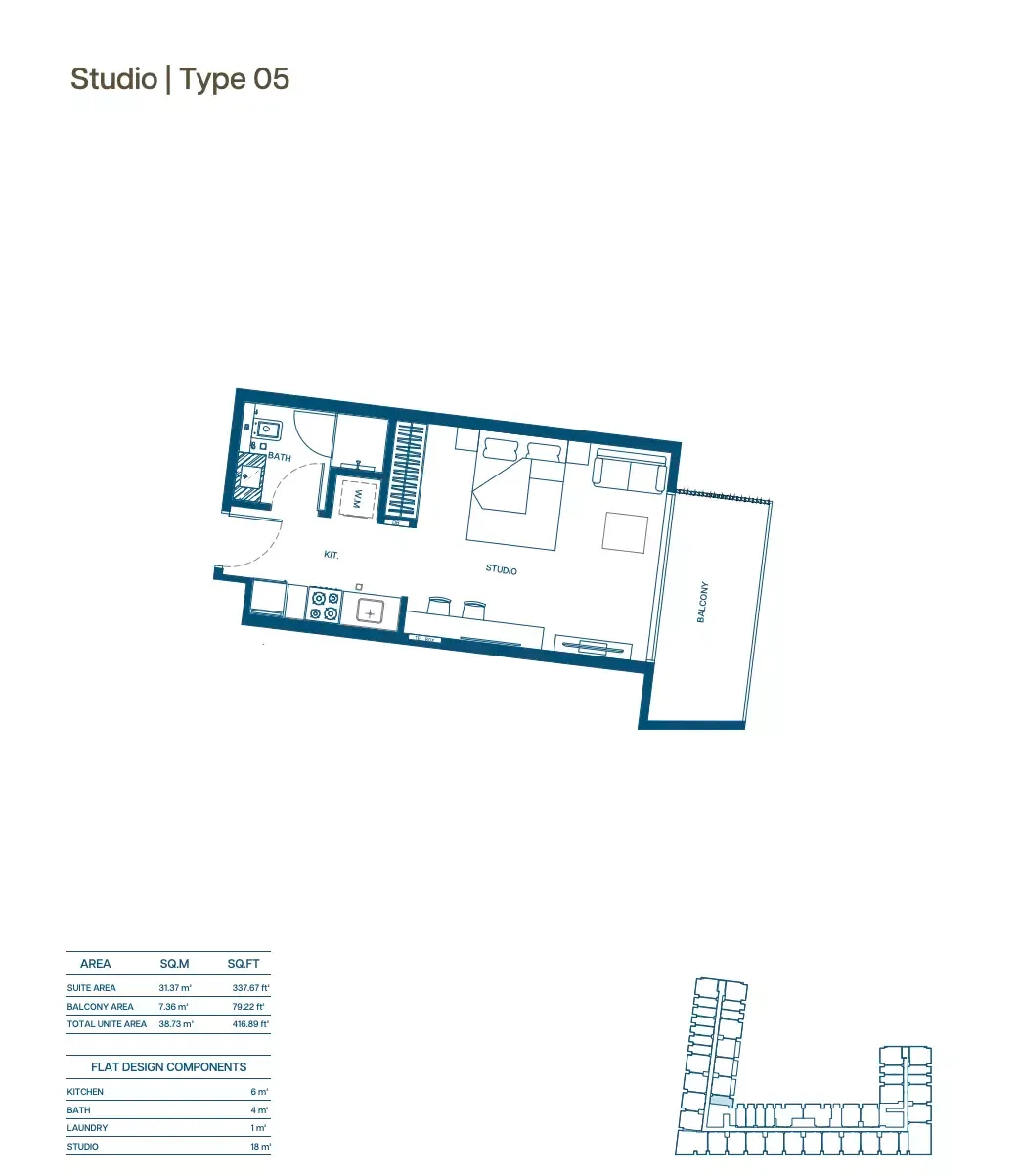 Floor plan for Type 05
