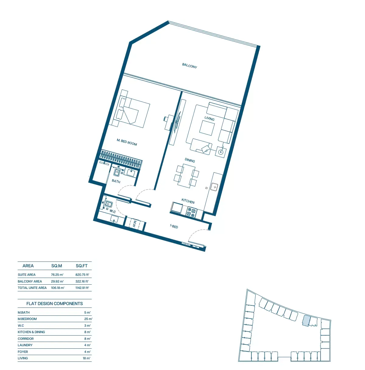 Floor plan for Type 04