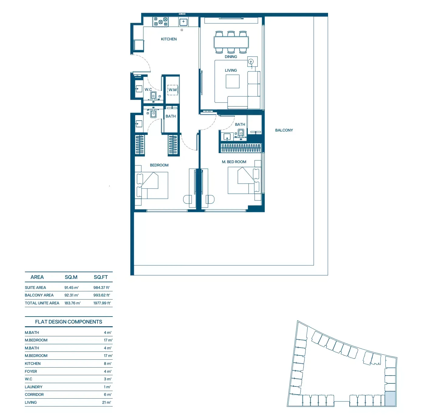 Floor plan for Type 02