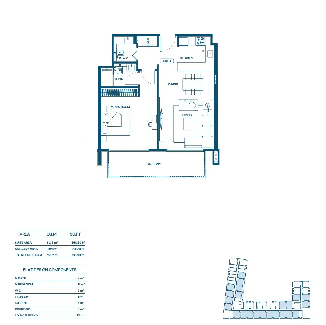Floor plan for Type 08
