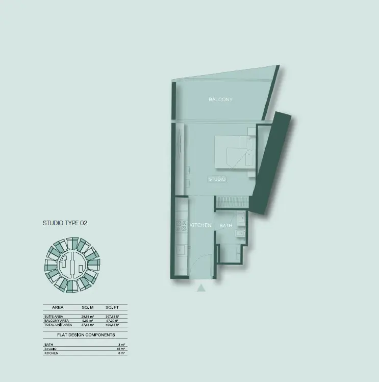 Floor plan for Type 02