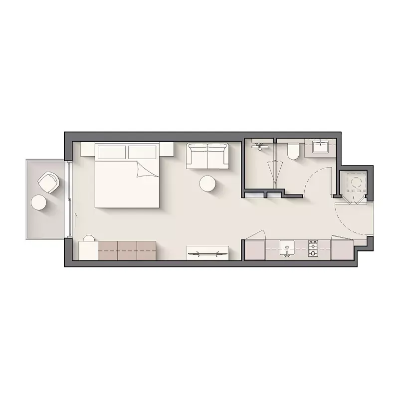 Floor plan for Type A