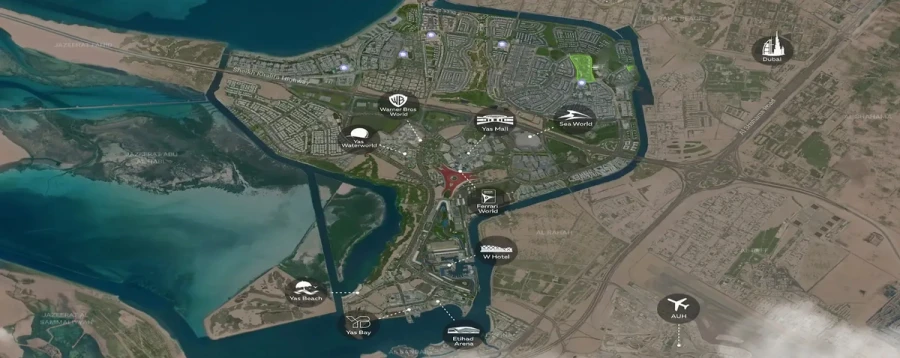 Yas Links Luxury Living master plan