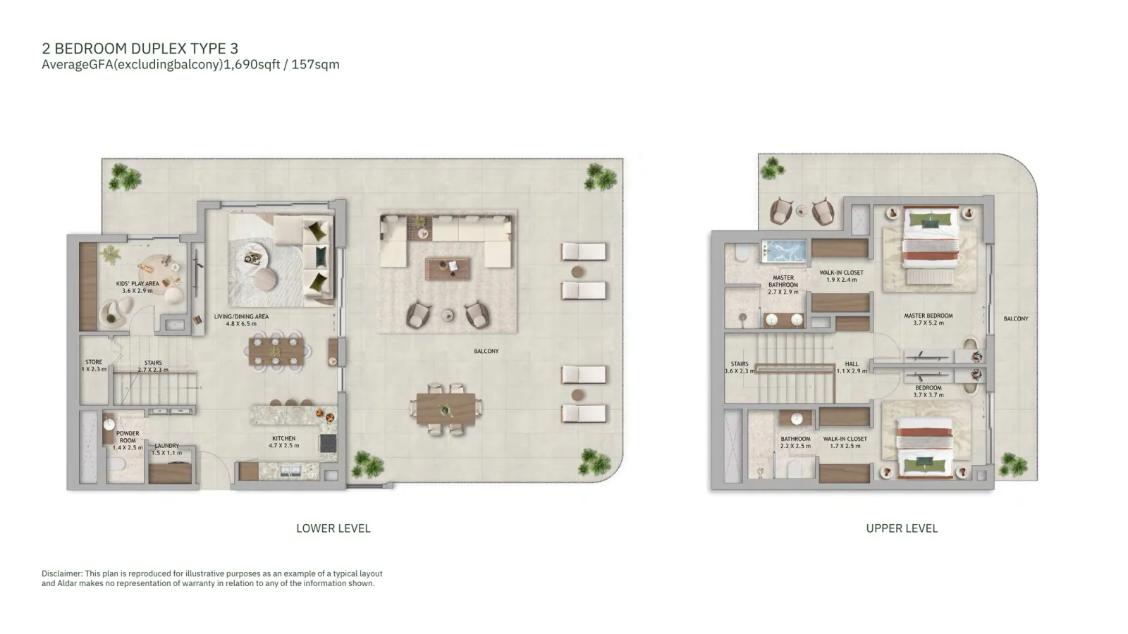 Floor plan for Type 3