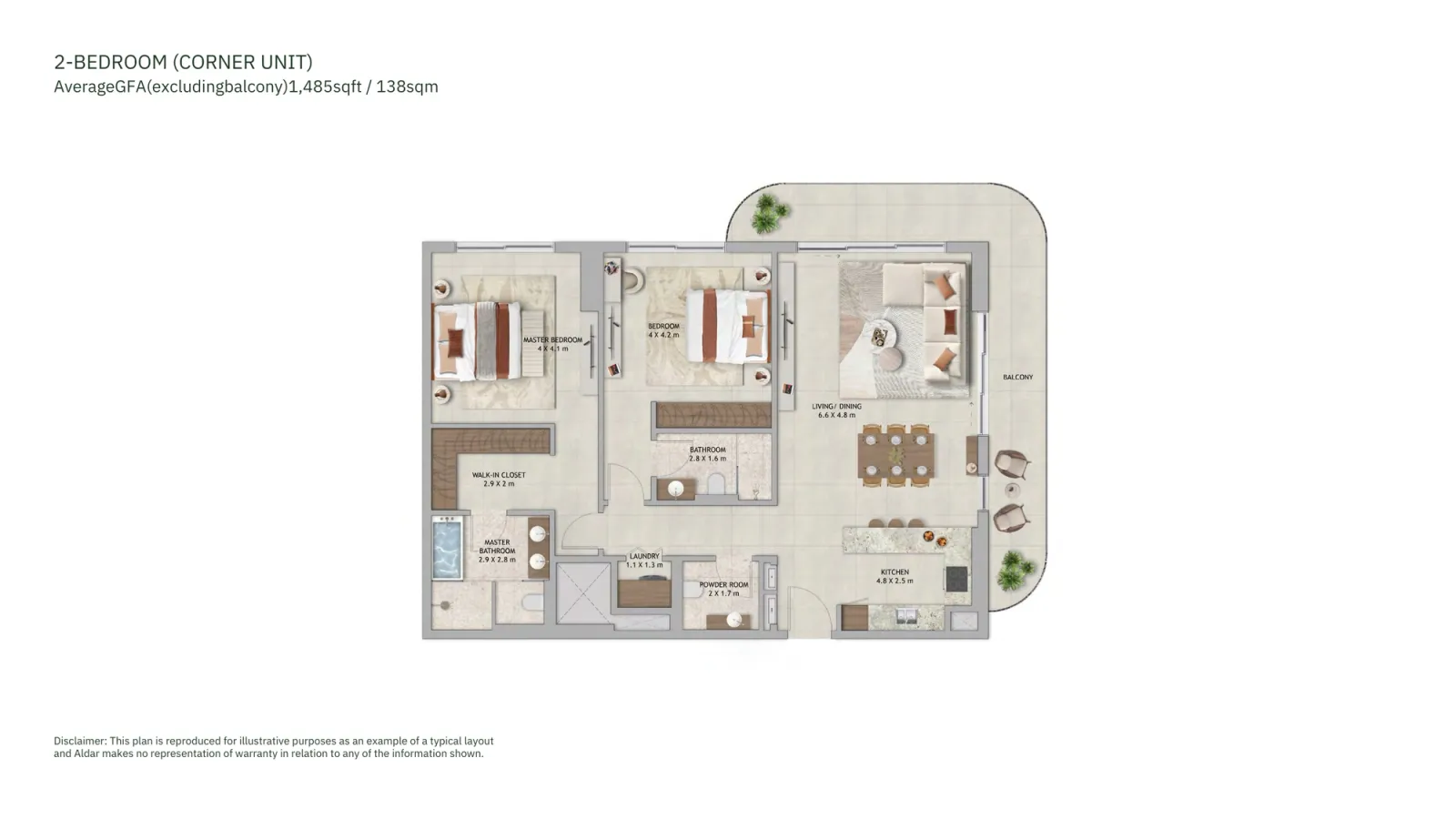 Floor plan for Type 2