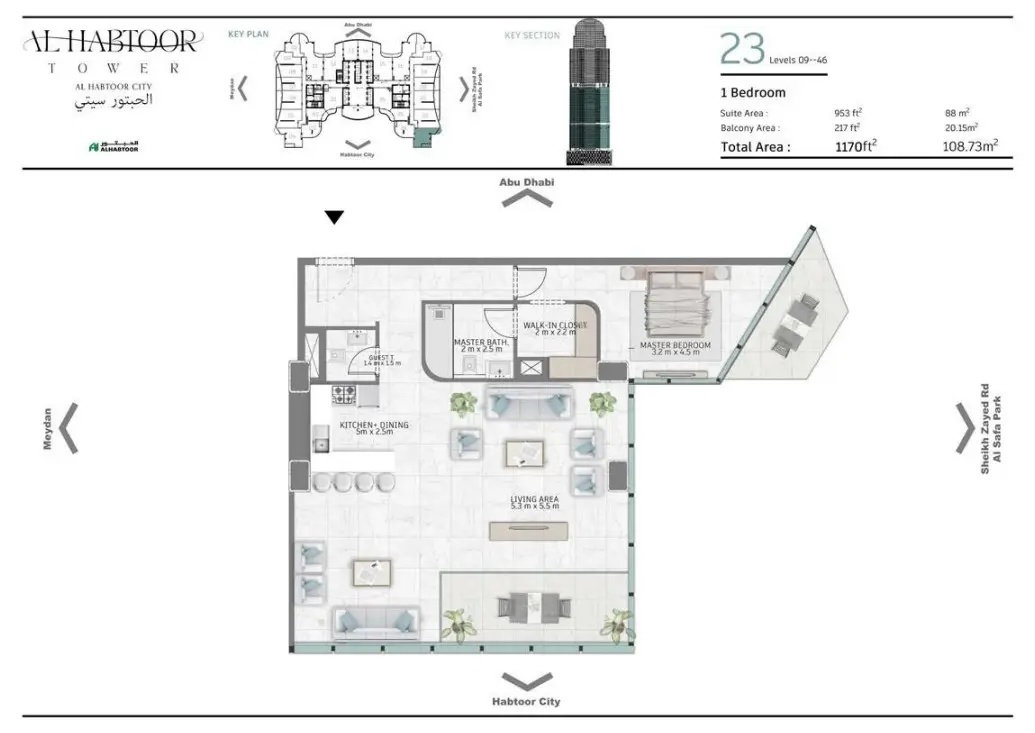 Floor plan for Type 23