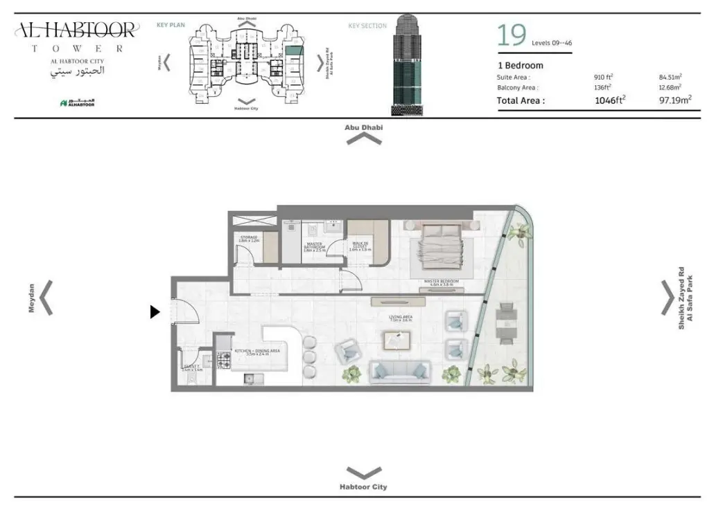 Floor plan for Type 19