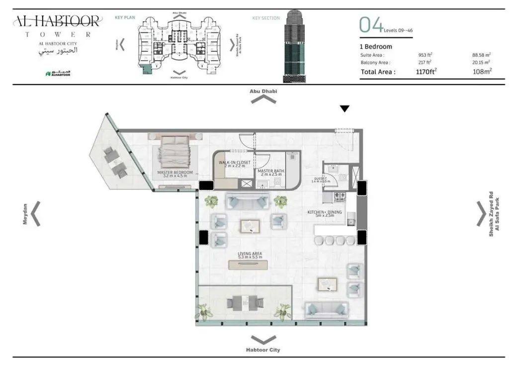 Floor plan for Type 04