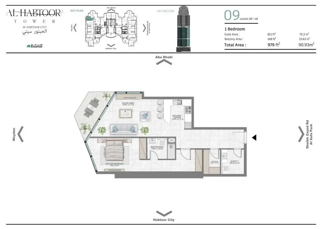 Floor plan for Type 09