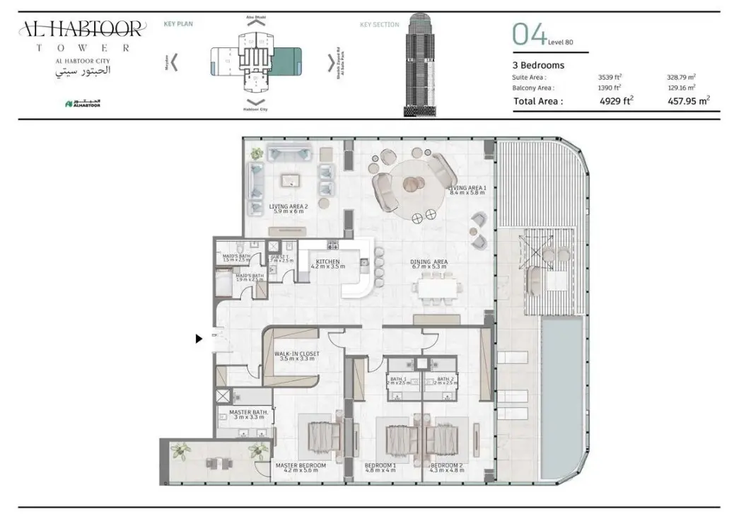 Floor plan for Type 04A