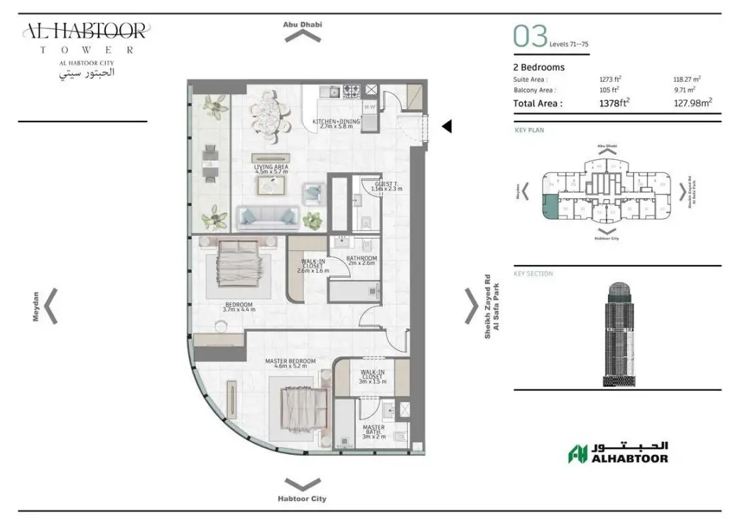 Floor plan for Type 03