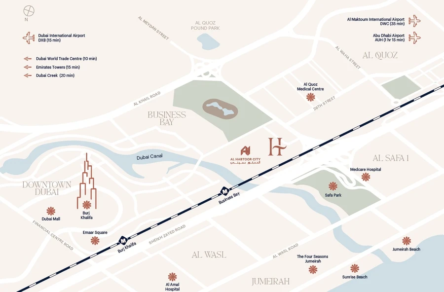Al Habtoor Tower master plan