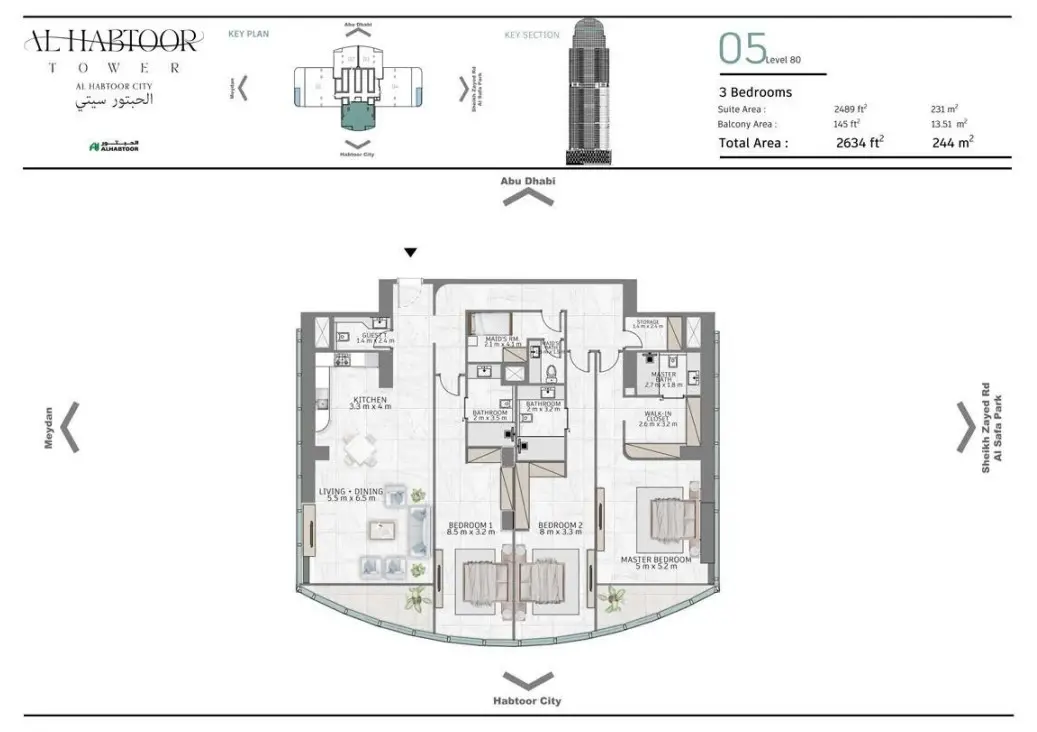Floor plan for Type 05D