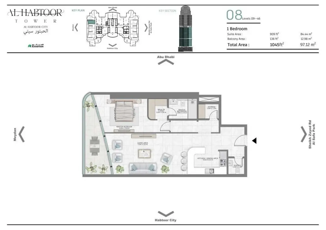 Floor plan for Type 08