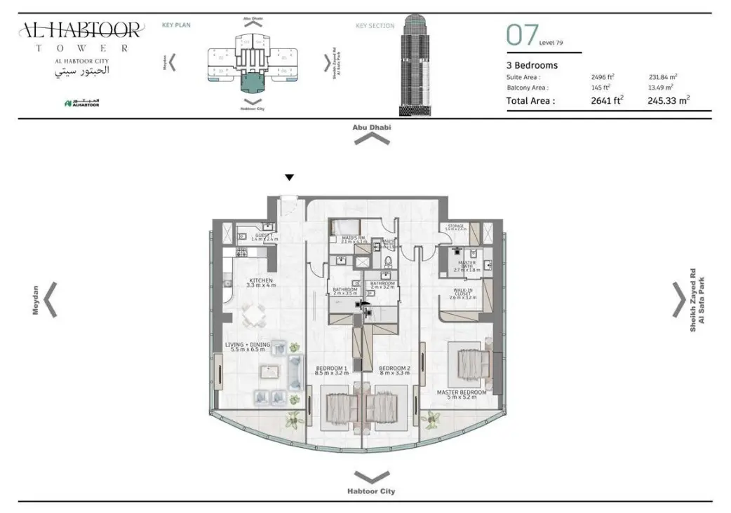 Floor plan for Type 07D