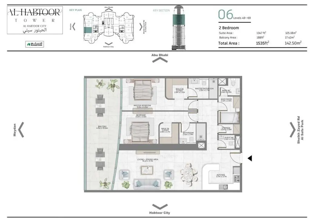 Floor plan for Type 06A