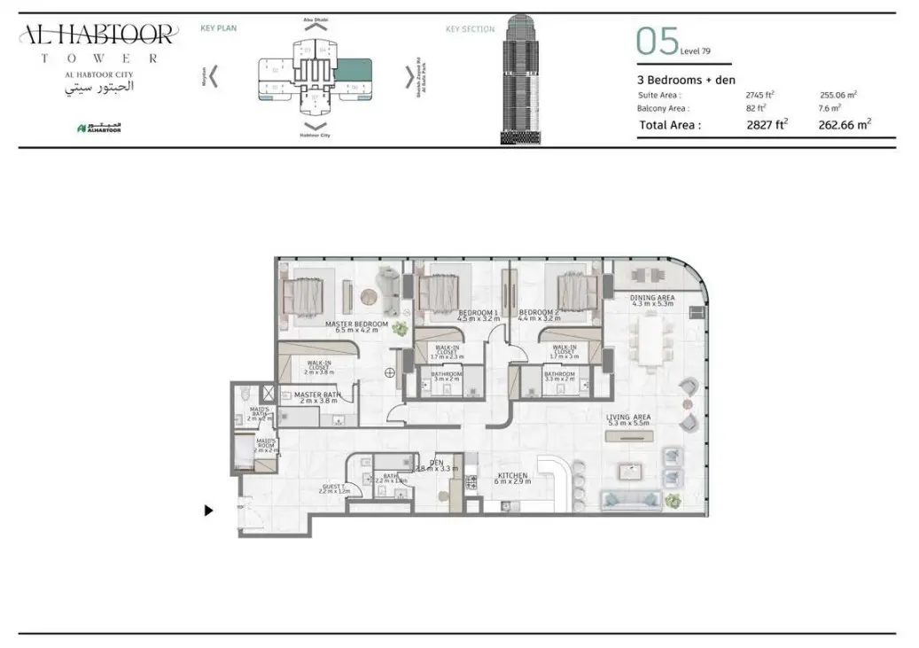 Floor plan for Type 05C