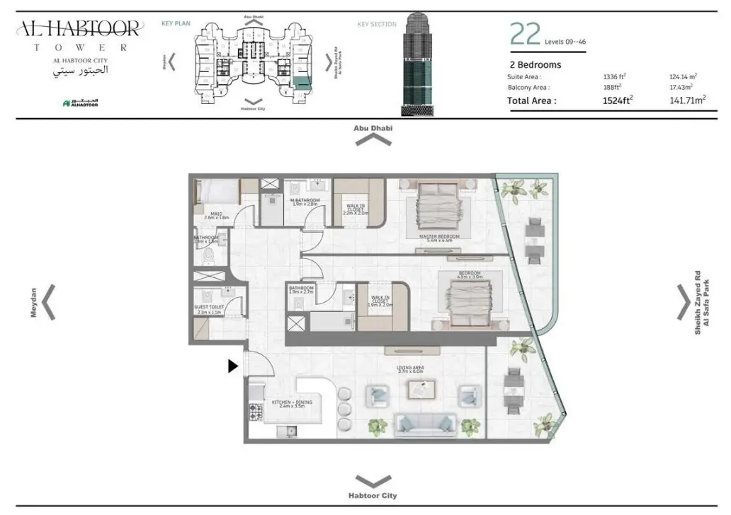 Floor plan for Type 22