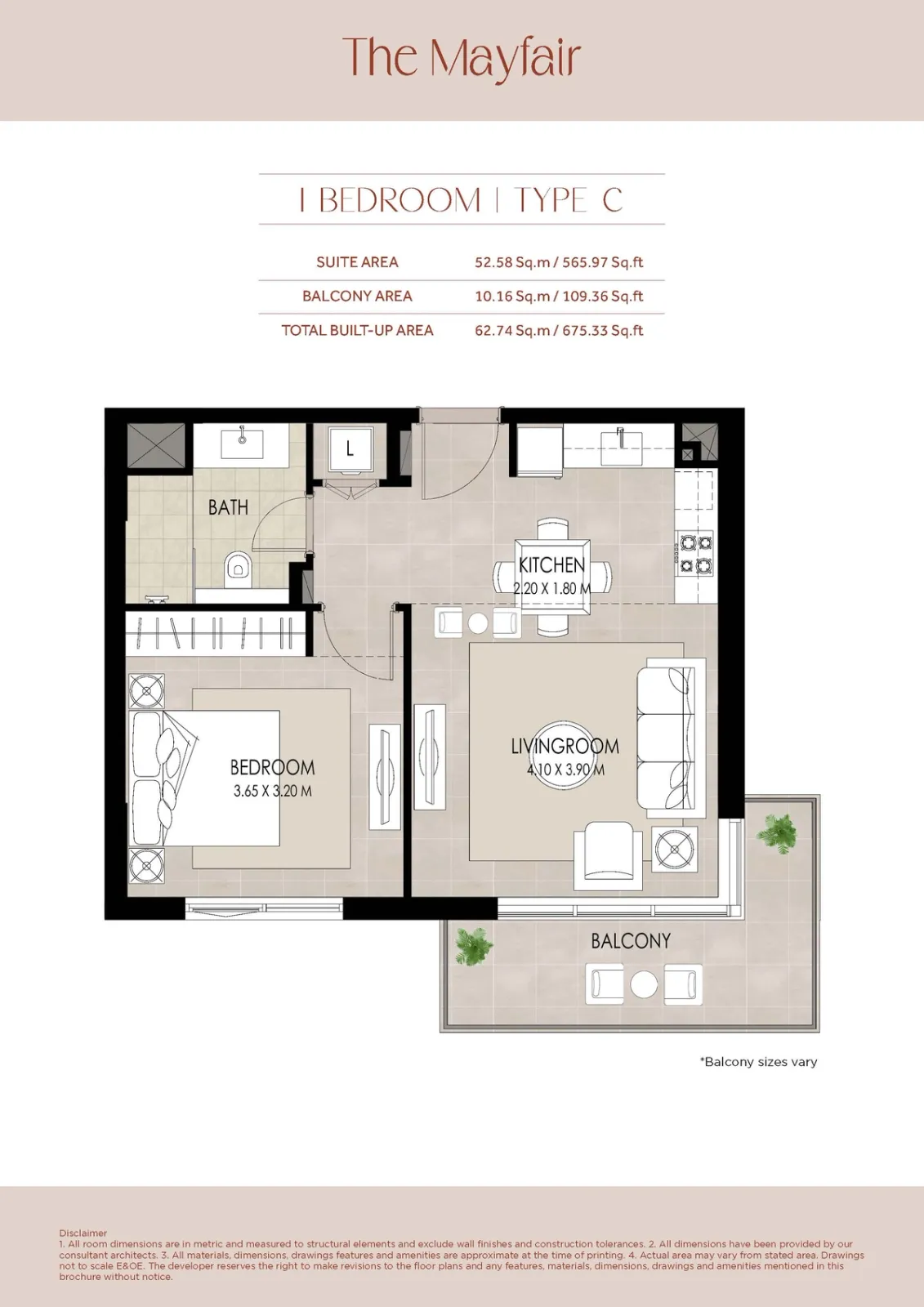 Floor plan for Type C