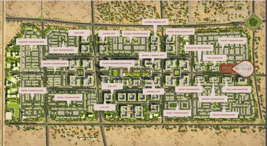 The Mayfair by Nshama master plan
