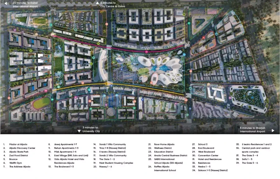 Safa 1 by Arada master plan