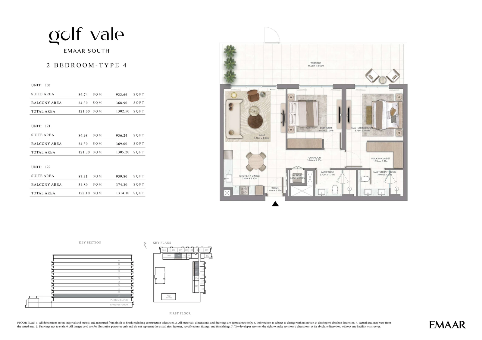 Floor plan for Type 4