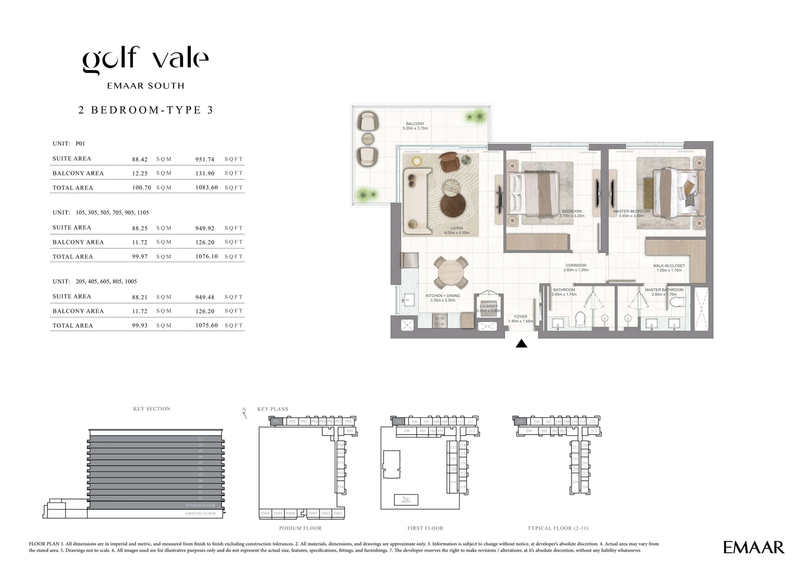 Floor plan for Type 3