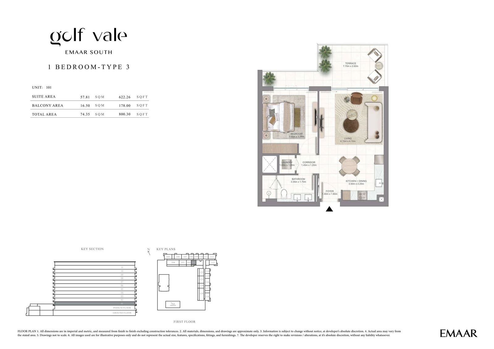 Floor plan for Type 3