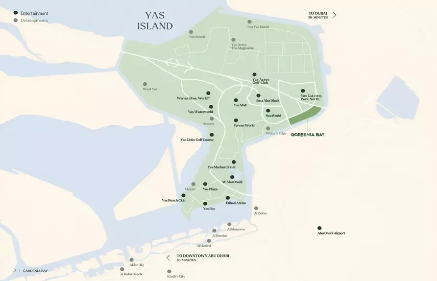Gardenia Bay by Aldar master plan