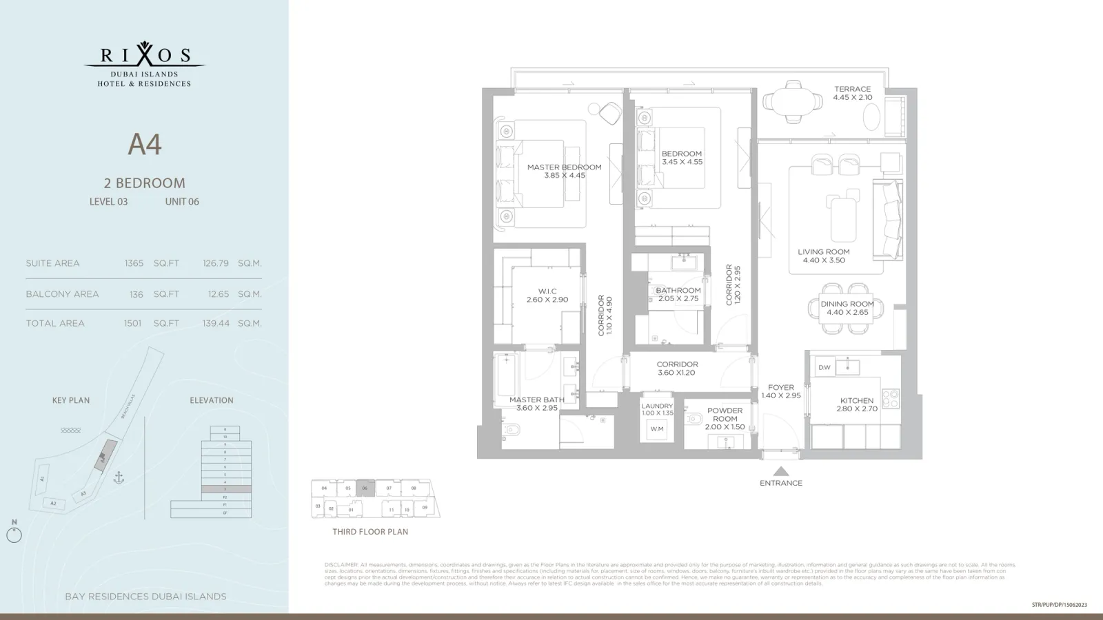 Floor plan for Type 3