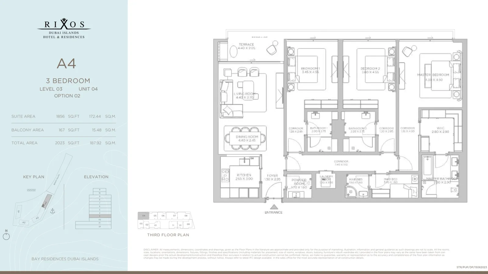 Floor plan for Type 1B
