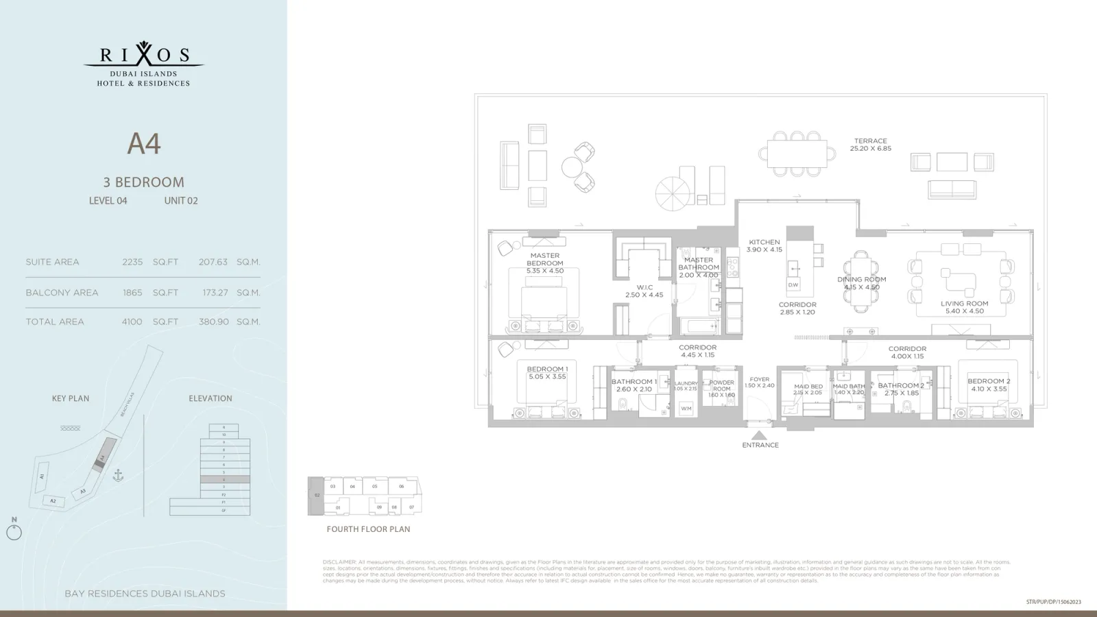 Floor plan for Type 4