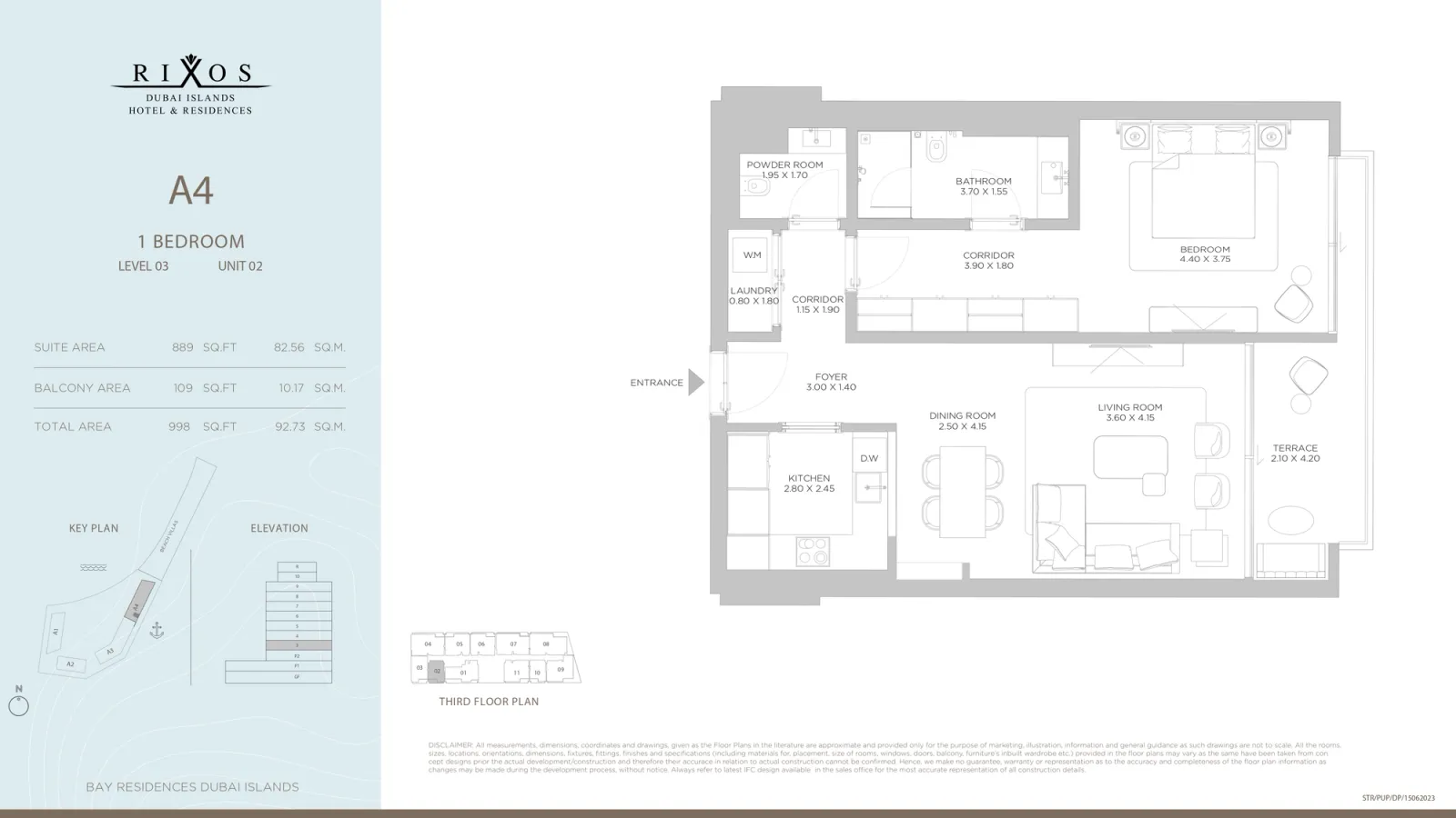 Floor plan for Type 9