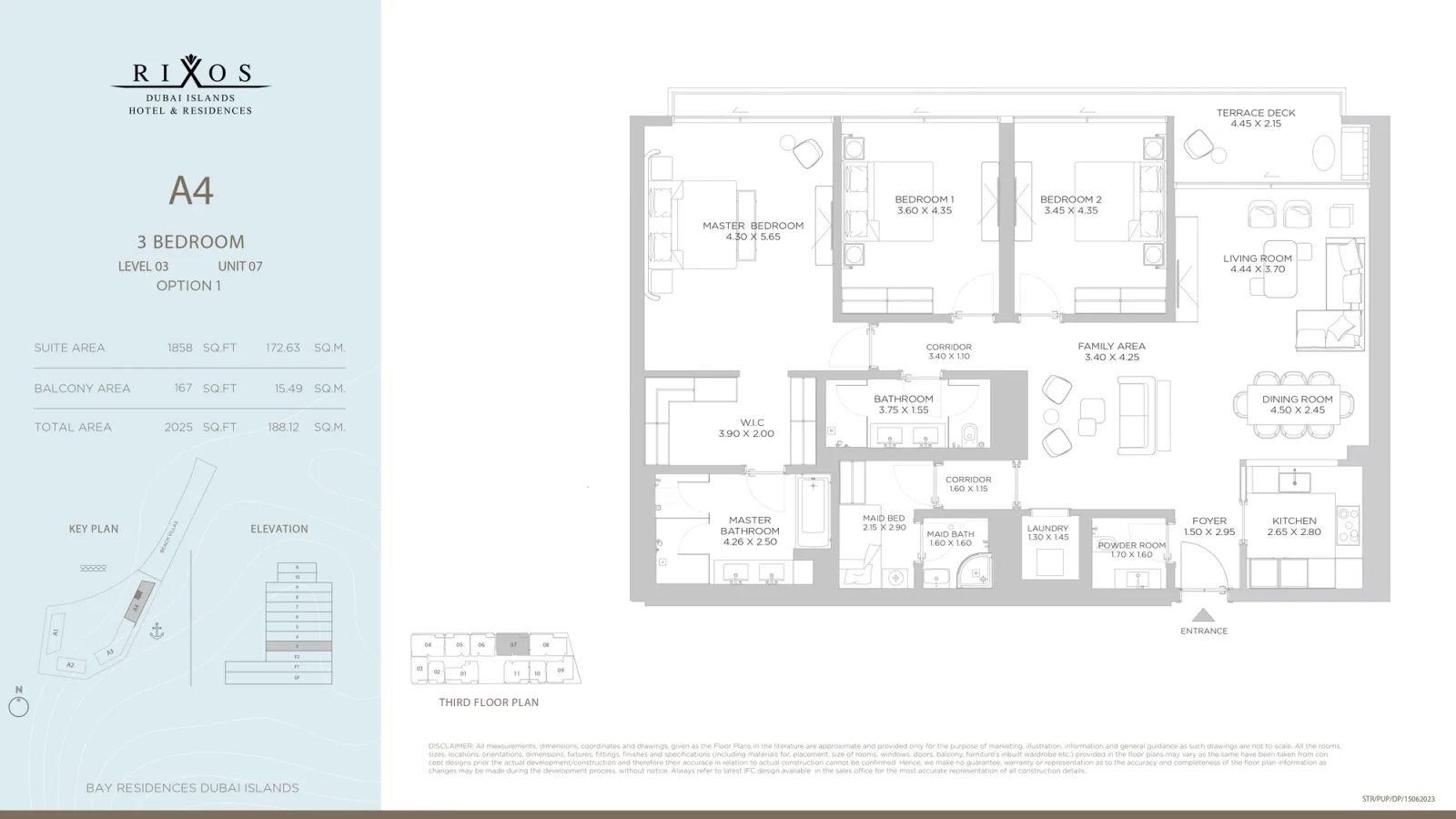 Floor plan for Type 2A