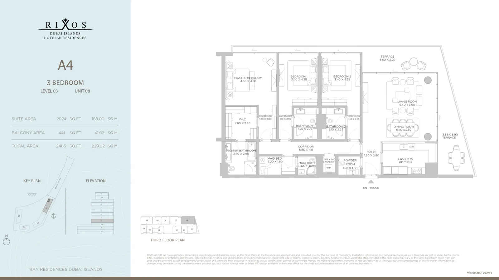 Floor plan for Type 3