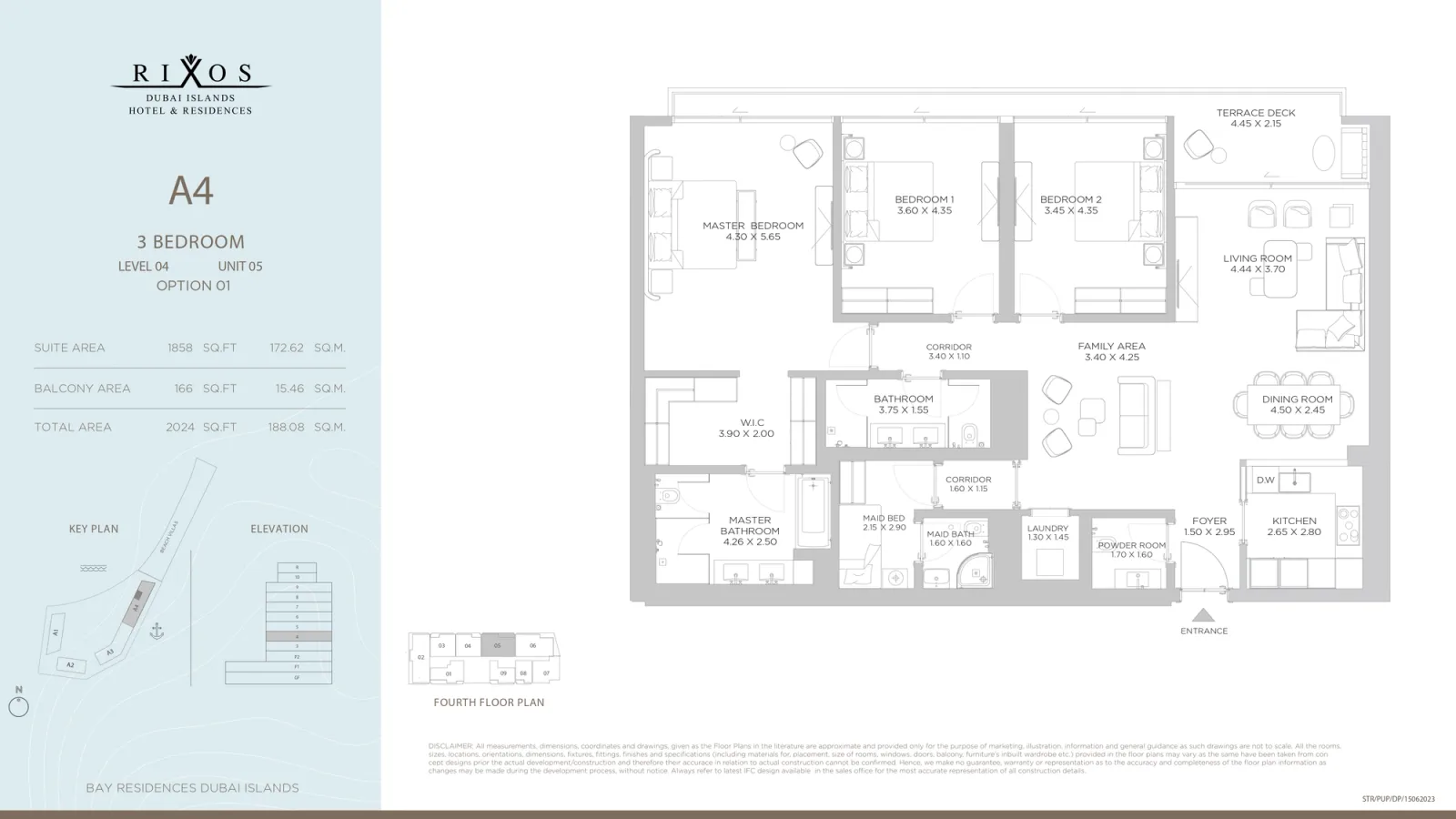 Floor plan for Type 5A