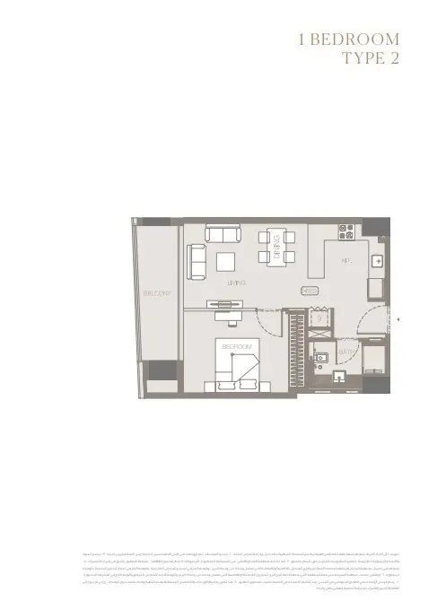 Floor plan for Type 2