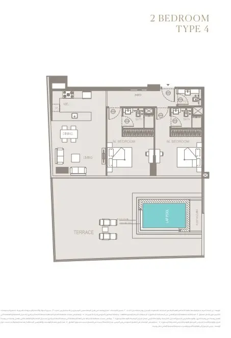 Floor plan for Type 4
