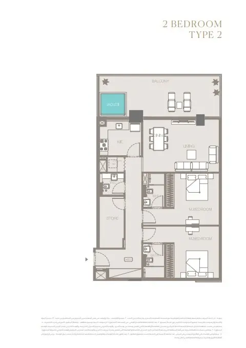 Floor plan for Type 2