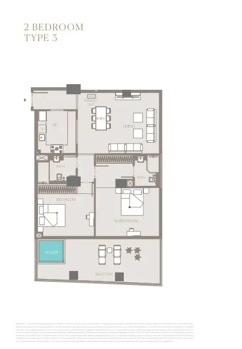 Floor plan for Type 3