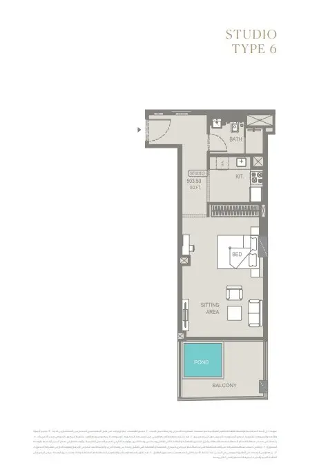 Floor plan for Type 6