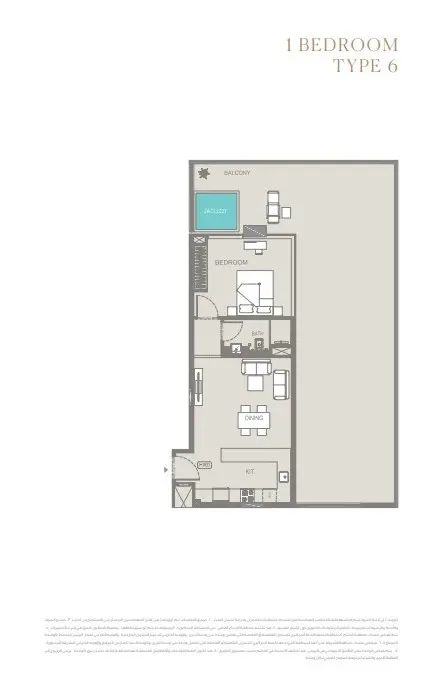 Floor plan for Type 6