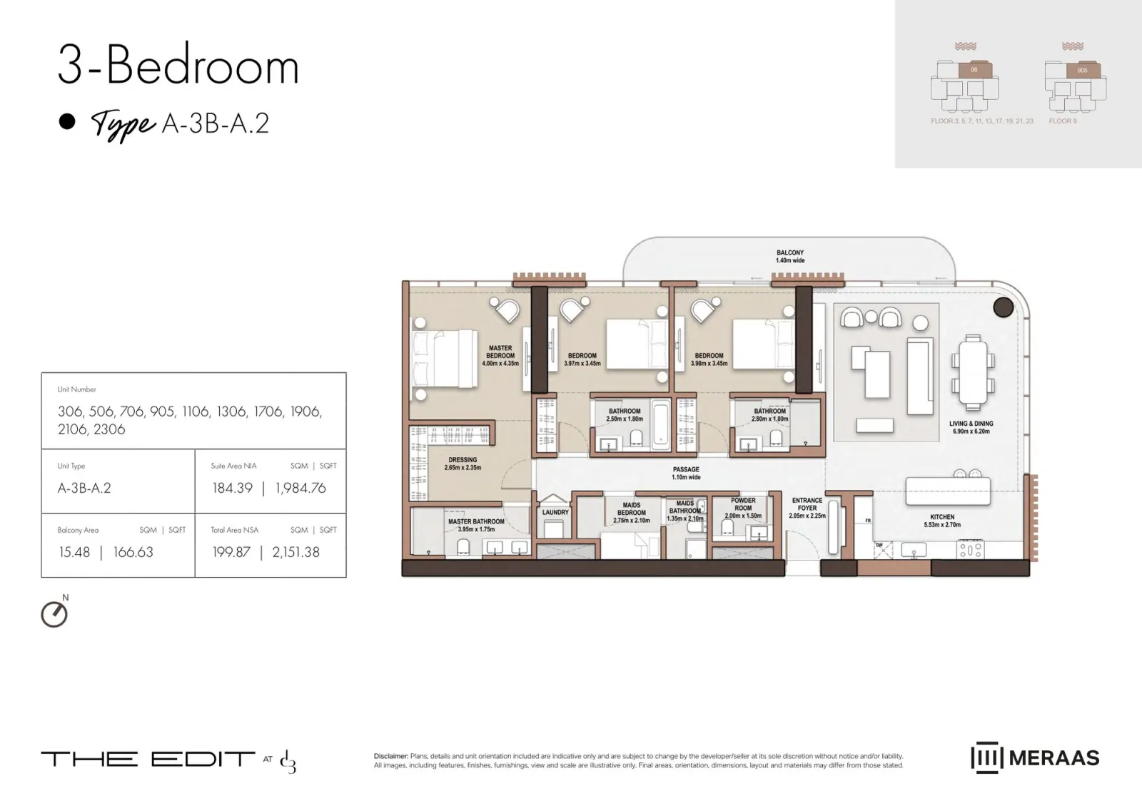 Floor plan for Type A2