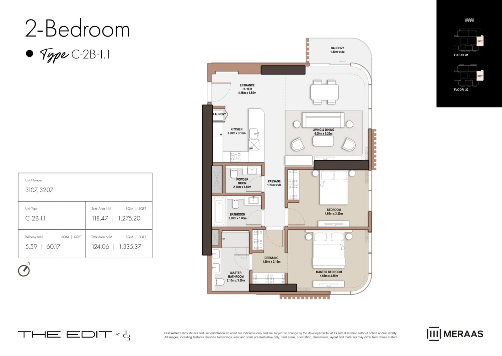 Floor plan for Type I1