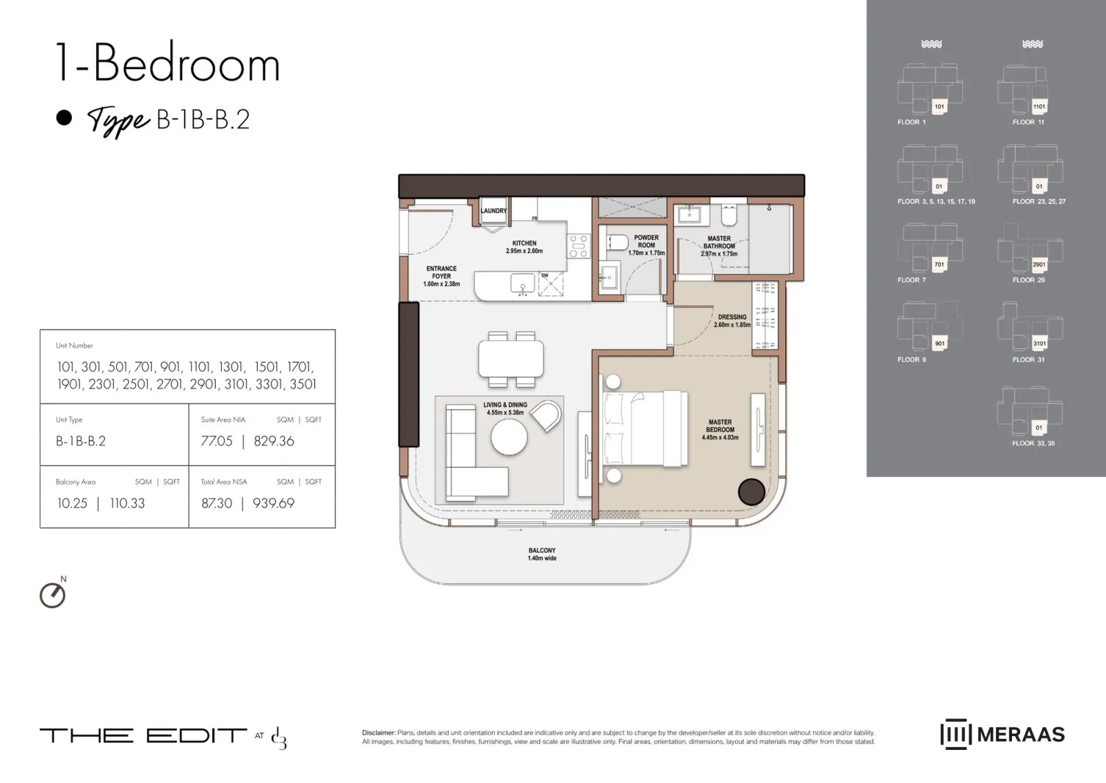 Floor plan for Type B2