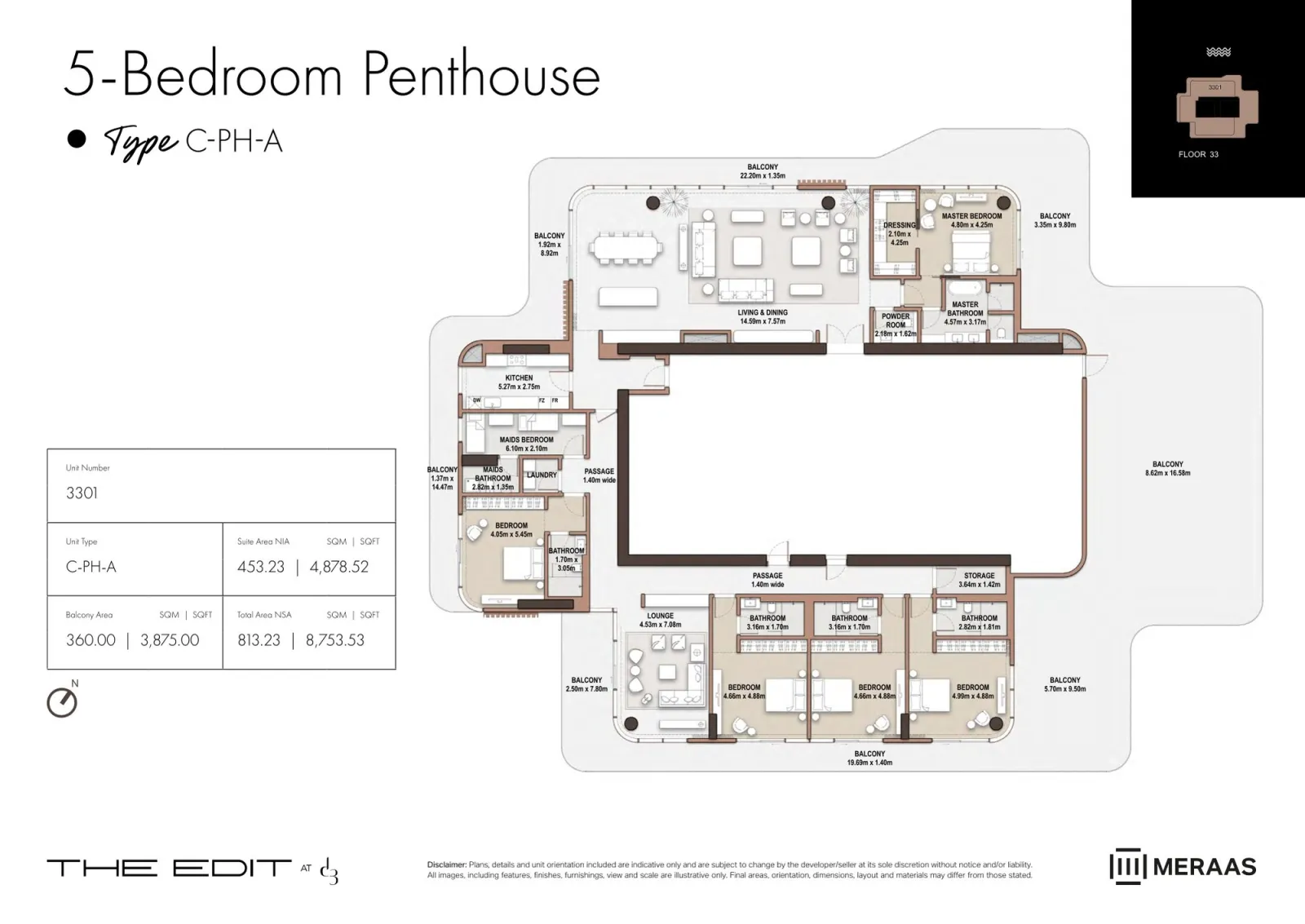 Floor plan for Type A