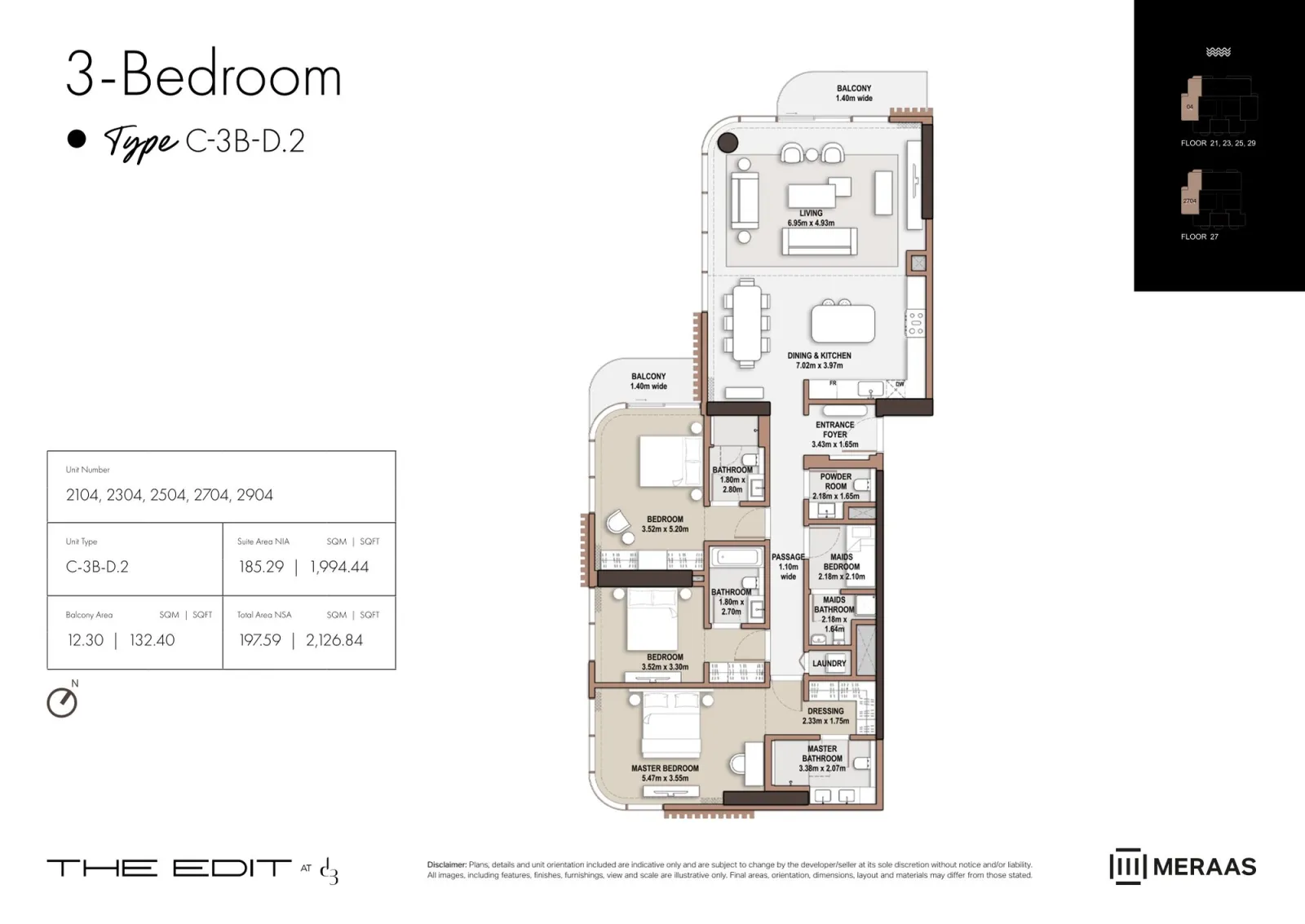 Floor plan for Type D2